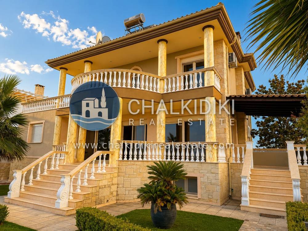Luxury Pool Villa with Spa & Golden Visa Potential in Kallithea, Chalkidiki